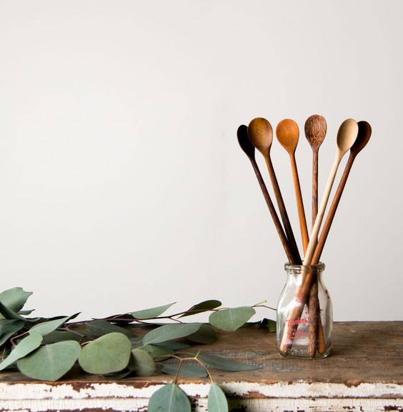 Wooden Cooking Poon Et Ha Ceramic Handle | Global Ource
