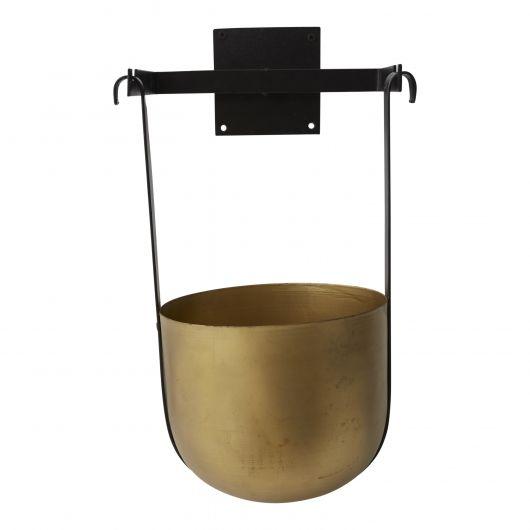 brass wall plant hanger Benton Hanging Pot Large