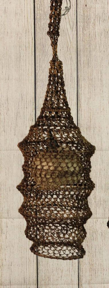 anchovy fishing with lamps and nets Fishermen Net Pendant Lamps